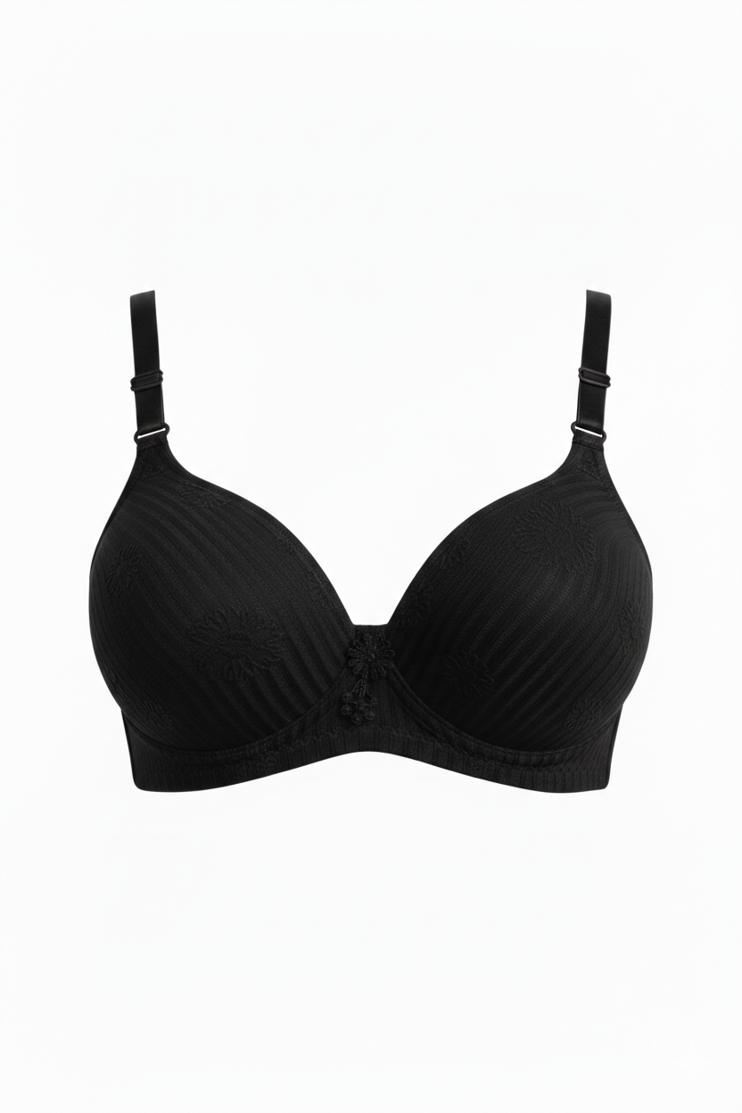 Padded Foam Jersey Bra Everyday Comfort Bra - Image 7