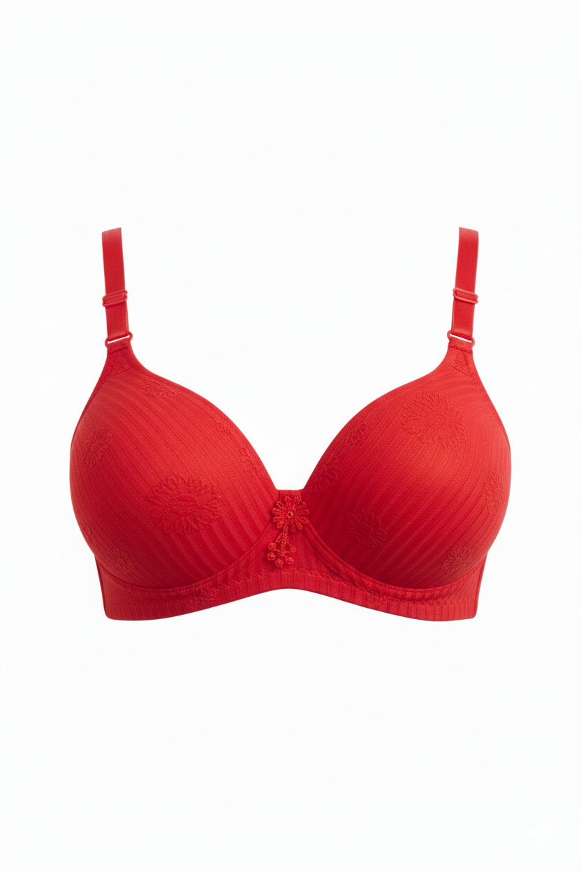 Padded Foam Jersey Bra Everyday Comfort Bra - Image 6