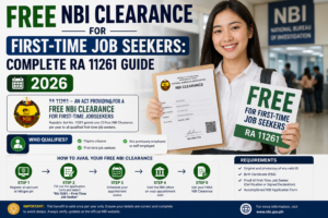 Free NBI Clearance for First-Time Job Seekers Complete RA 11261 Guide 2026