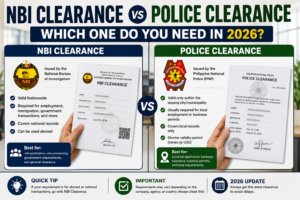NBI Clearance vs Police Clearance Which One Do You Need in 2026